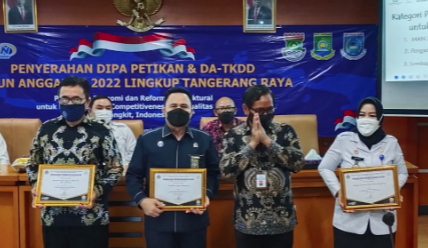 Pengadilan Agama Tangerang mendapat Penghargaan Juara ke 2 dari KPPN