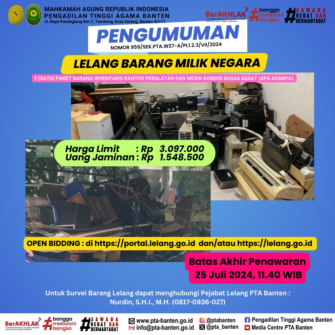 Pengumuman Lelang