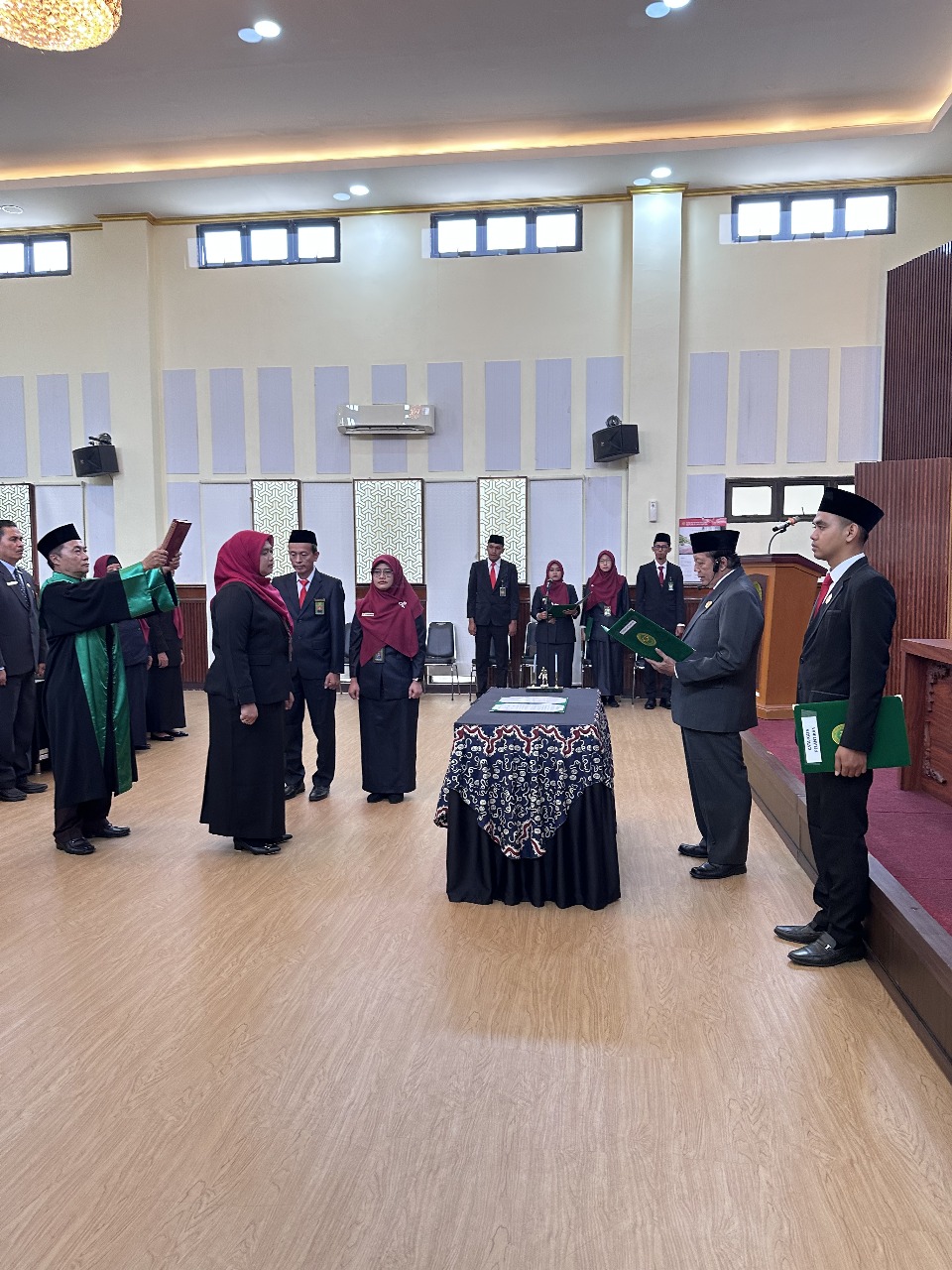 pelantikan kasubag TURT yang baru2